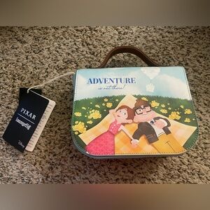 Loungefly Pixar Adventure Is Out There Carl & Ellie UP Crossbody Bag